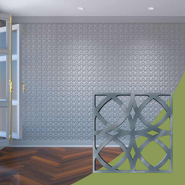 Ekena Millwork WALA08X08X0125FLTDG