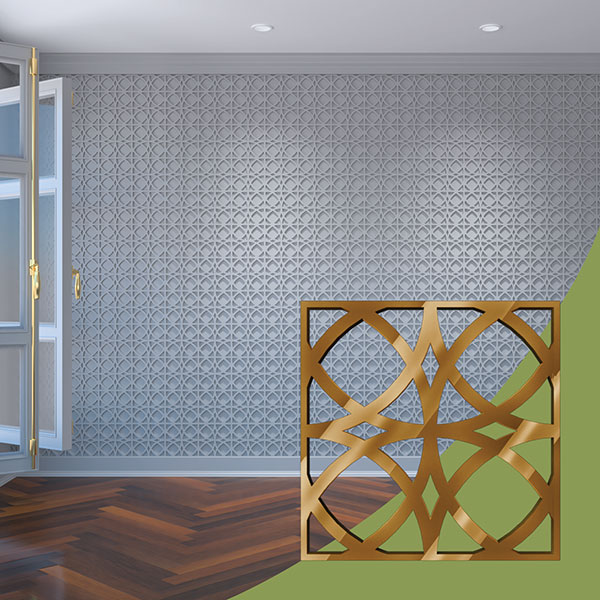 Ekena Millwork WALA08X08X0125FLTGO