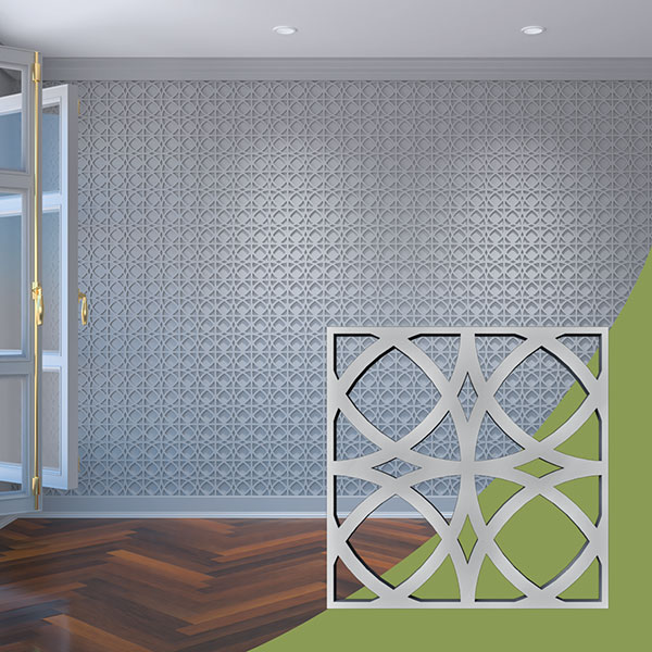 Ekena Millwork WALA08X08X0125FLTGR