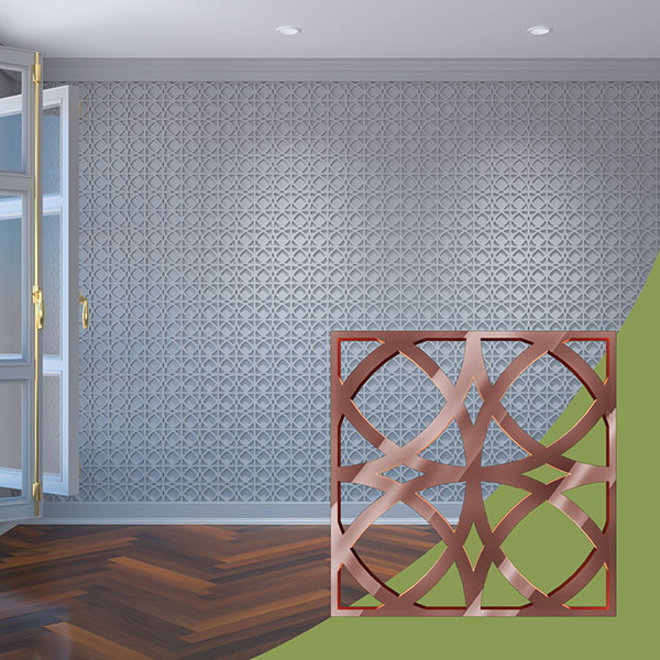 Ekena Millwork WALA08X08X0125FLTRG