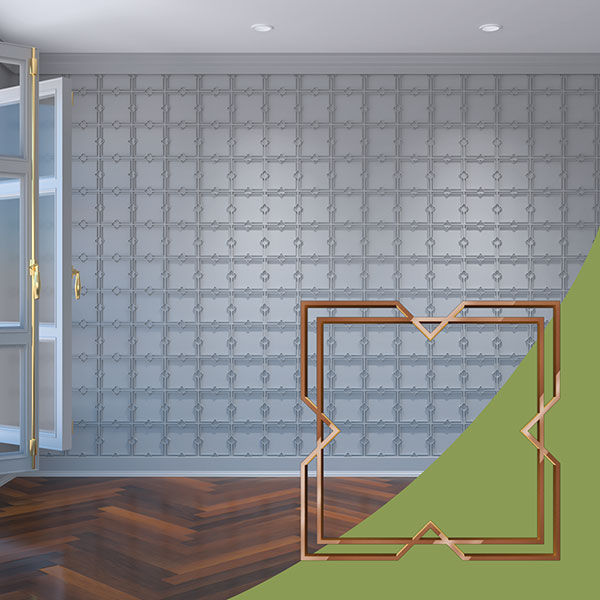 Ekena Millwork WALA08X08X0125FMGBR