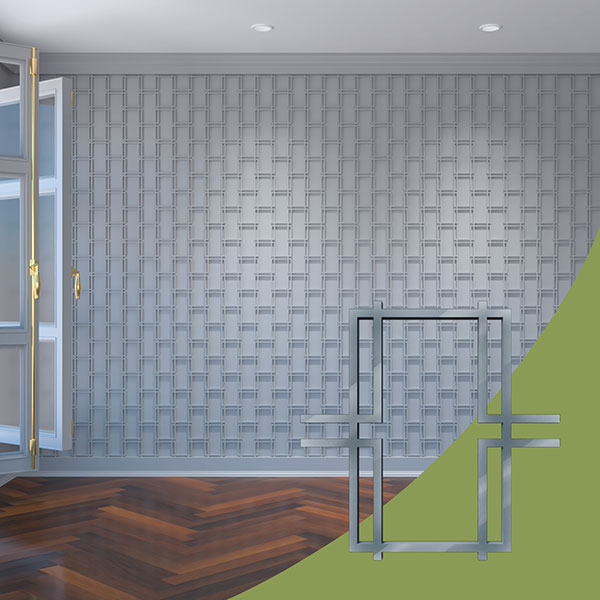 Ekena Millwork WALA08X08X0125GBYDG
