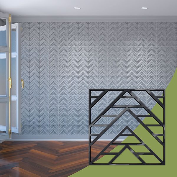 Ekena Millwork WALA08X08X0125GCTBL