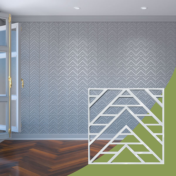 Ekena Millwork WALA08X08X0125GCTWH
