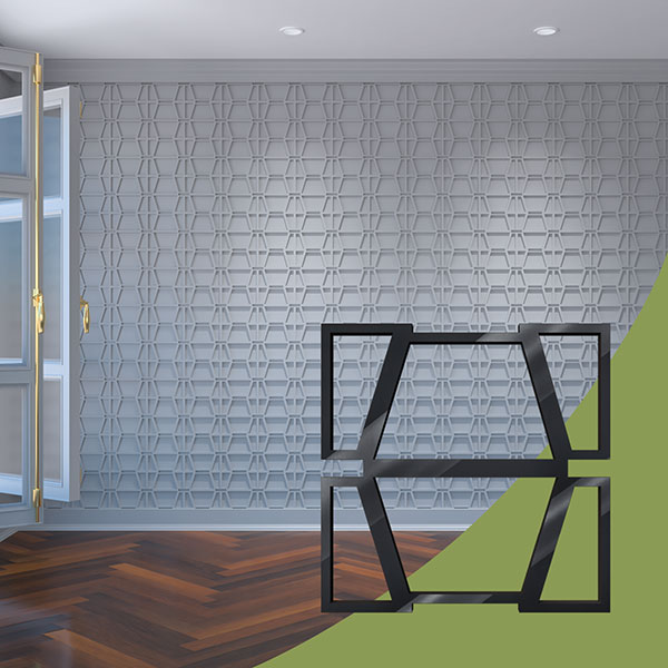 Ekena Millwork WALA08X08X0125GLYBL