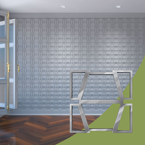 Ekena Millwork WALA08X08X0125GLYSV