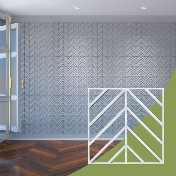 Ekena Millwork WALA08X08X0125GNAWH