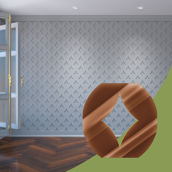 Ekena Millwork WALA08X08X0125GSHBR