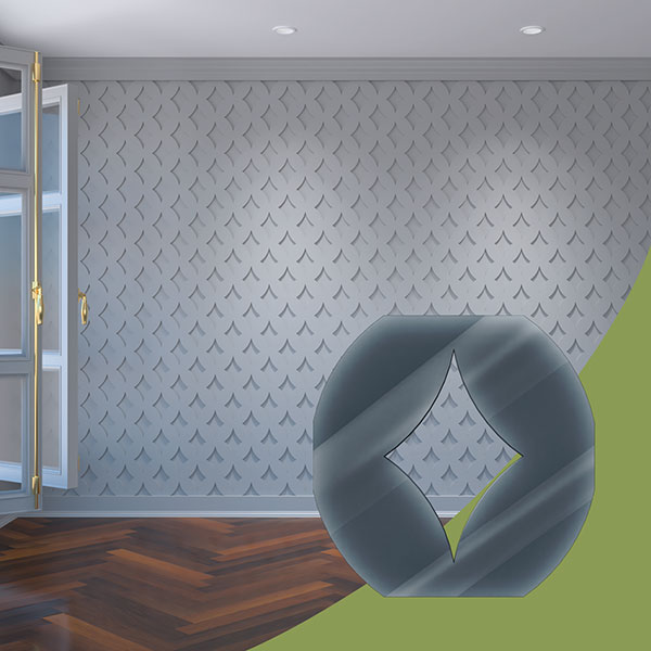 Ekena Millwork WALA08X08X0125GSHDG