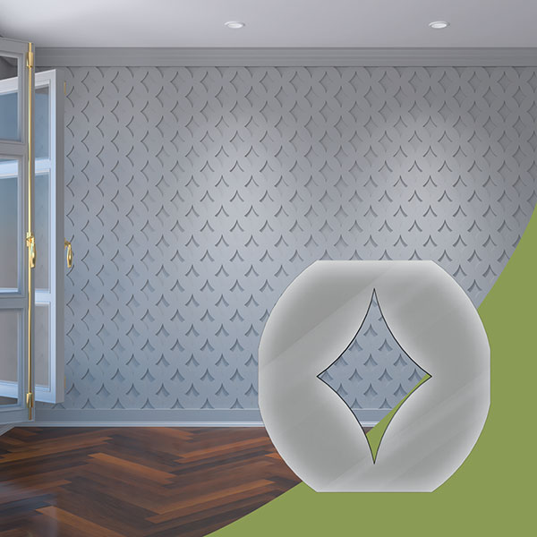 Ekena Millwork WALA08X08X0125GSHGR
