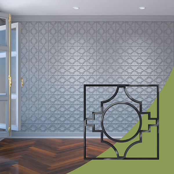 Ekena Millwork WALA08X08X0125GYPBL