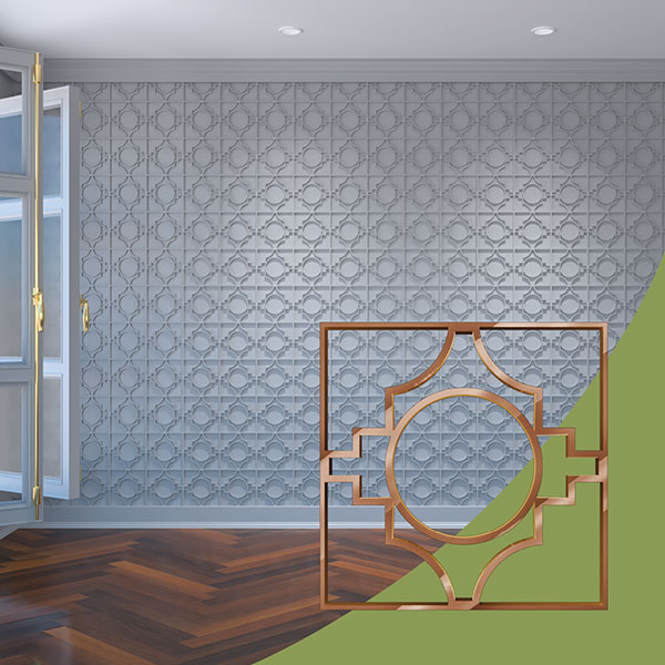 Ekena Millwork WALA08X08X0125GYPBR