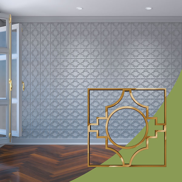 Ekena Millwork WALA08X08X0125GYPGO