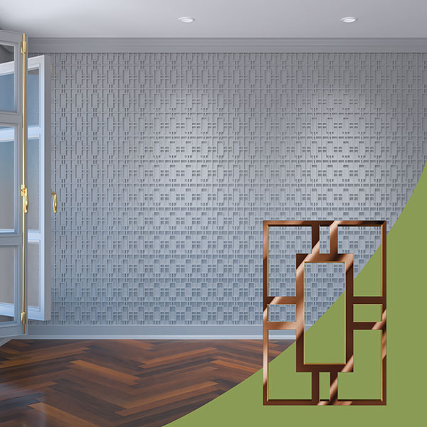Ekena Millwork WALA08X08X0125HASBR