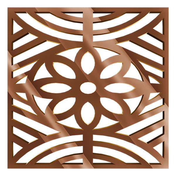 Ekena Millwork WALA08X08X0125HESBR