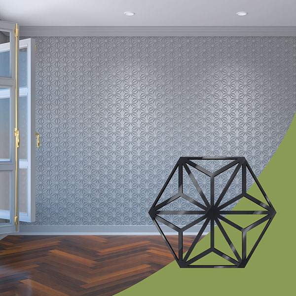 Ekena Millwork WALA08X08X0125HMPBL