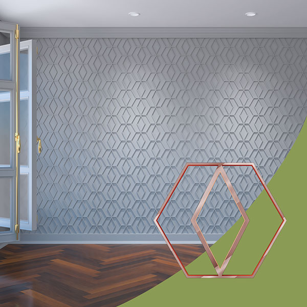 Ekena Millwork WALA08X08X0125HRERG