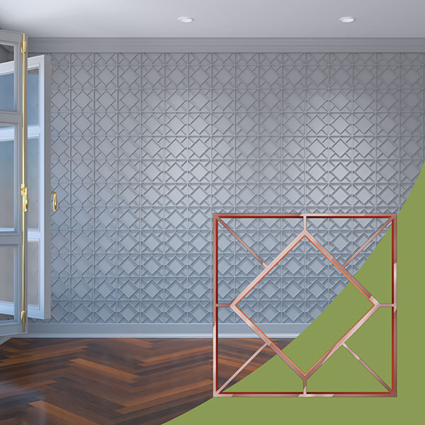 Ekena Millwork WALA08X08X0125HSNRG