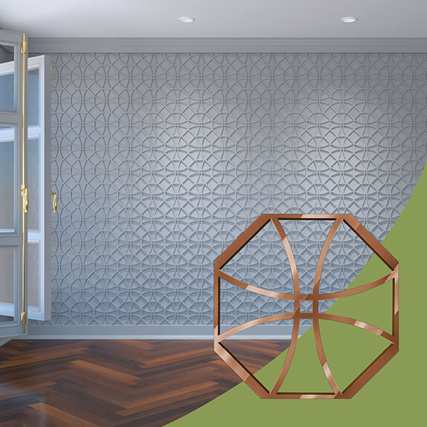 Ekena Millwork WALA08X08X0125HWLBR