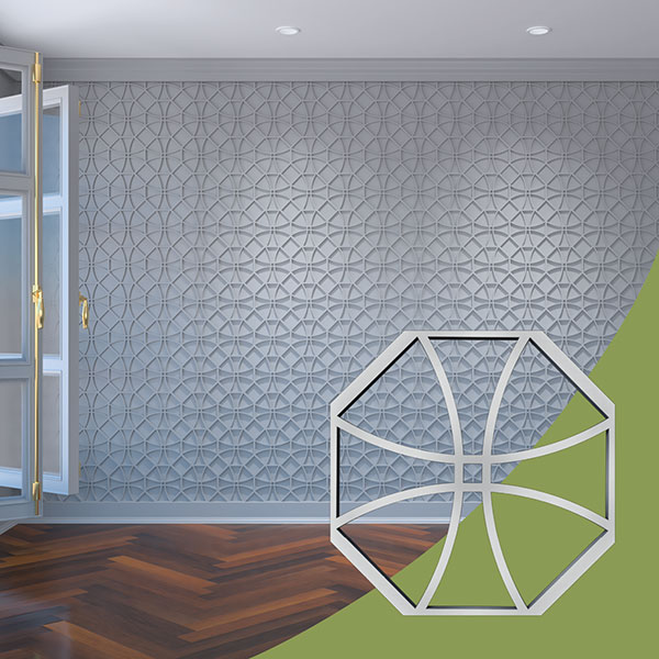 Ekena Millwork WALA08X08X0125HWLGR