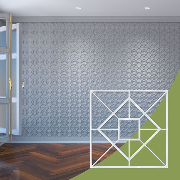 Ekena Millwork WALA08X08X0125JTNWH