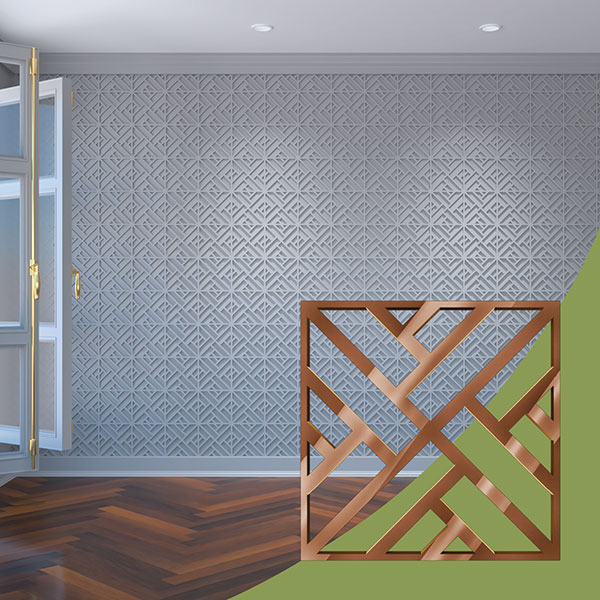Ekena Millwork WALA08X08X0125KLNBR