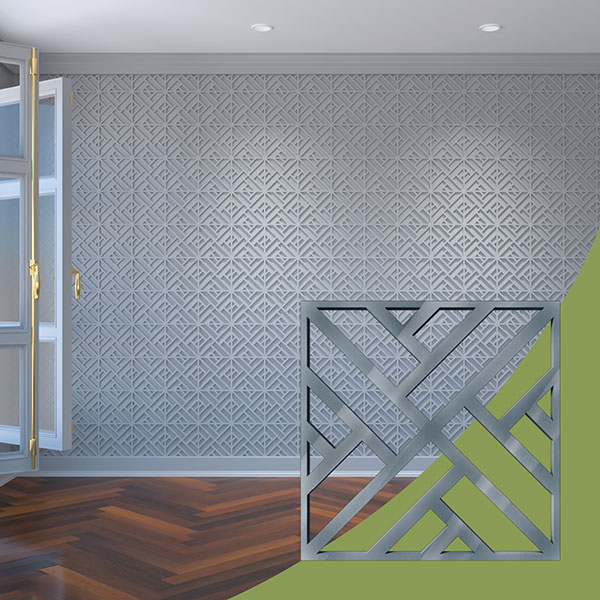 Ekena Millwork WALA08X08X0125KLNDG