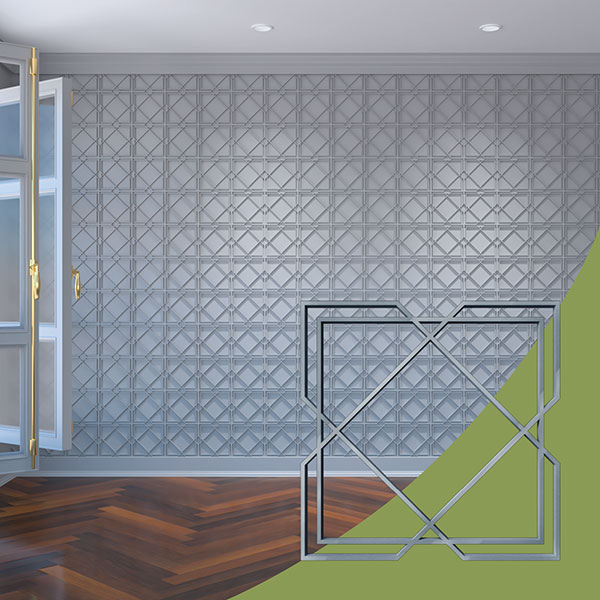 Ekena Millwork WALA08X08X0125KWADG