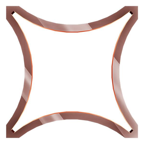 Ekena Millwork WALA08X08X0125LEYRG