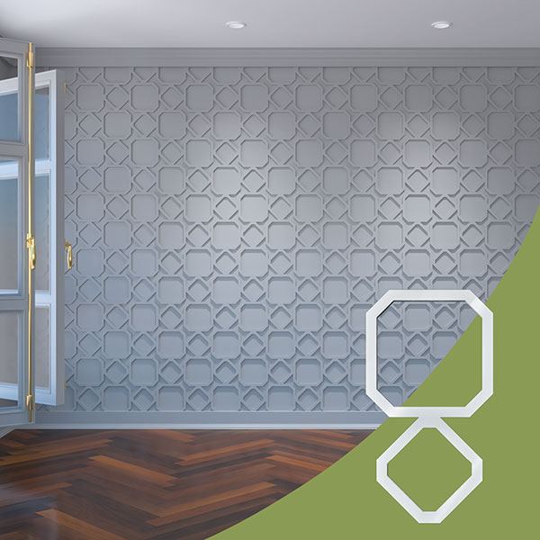Ekena Millwork WALA08X08X0125LKHWH
