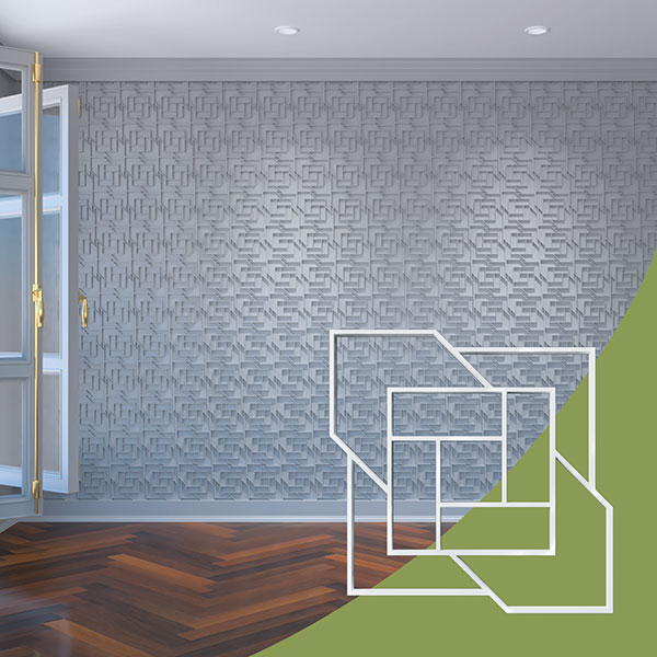 Ekena Millwork WALA08X08X0125LLDWH