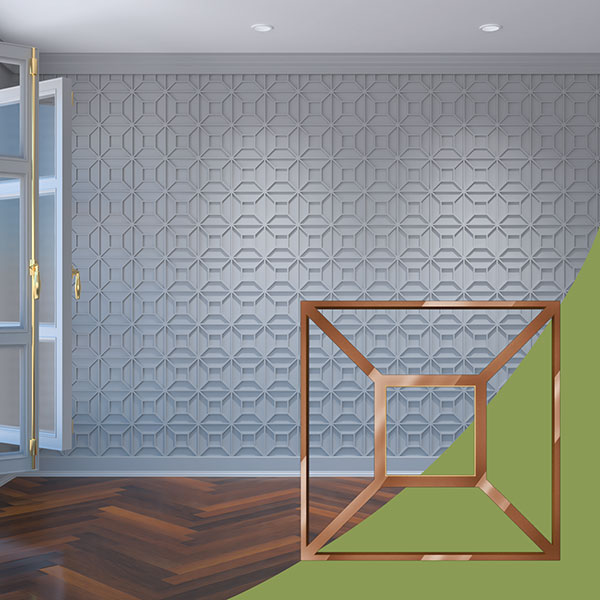 Ekena Millwork WALA08X08X0125MARBR