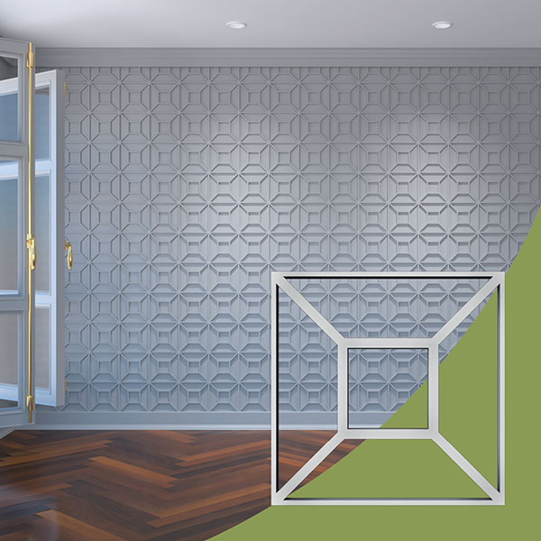 Ekena Millwork WALA08X08X0125MARGR