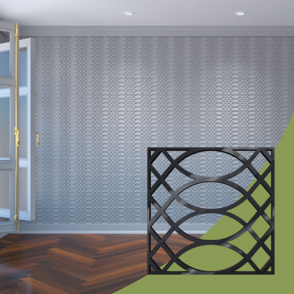 Ekena Millwork WALA08X08X0125MNTBL
