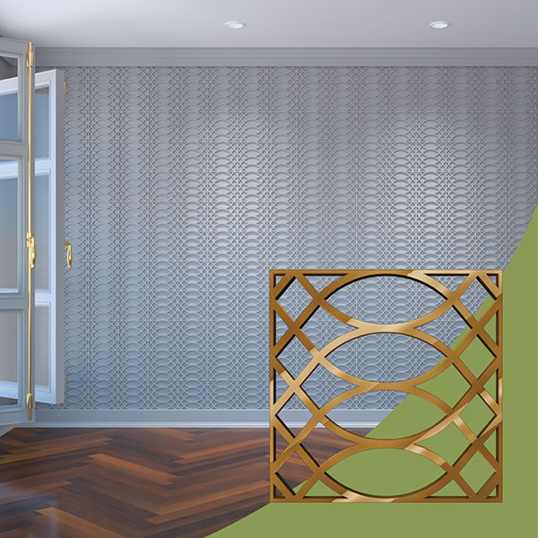 Ekena Millwork WALA08X08X0125MNTGO