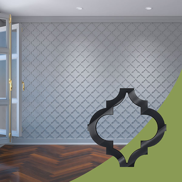 Ekena Millwork WALA08X08X0125MRKBL