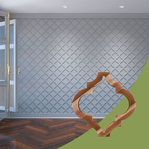 Ekena Millwork WALA08X08X0125MRKBR