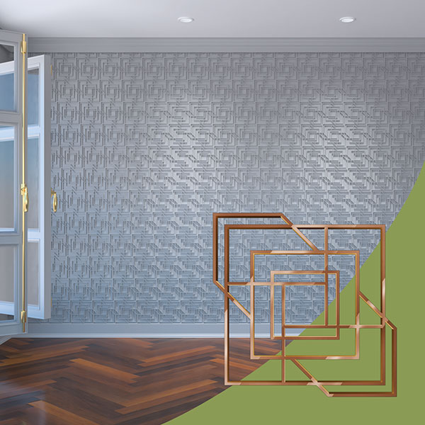 Ekena Millwork WALA08X08X0125NWDBR
