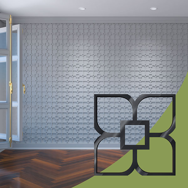 Ekena Millwork WALA08X08X0125OLVBL
