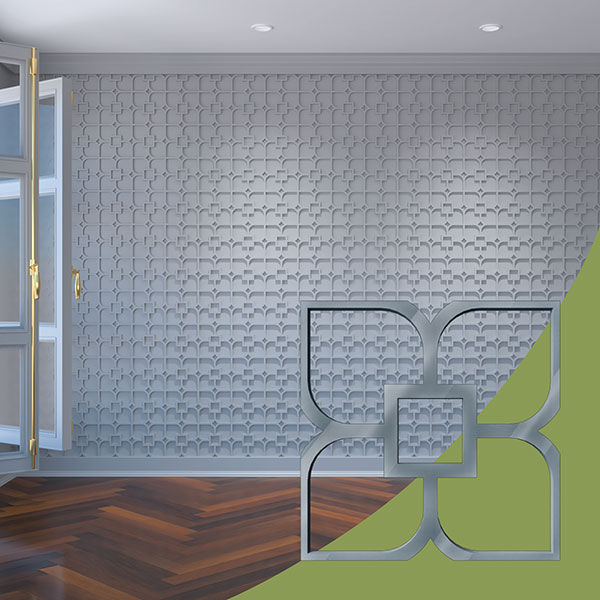 Ekena Millwork WALA08X08X0125OLVDG