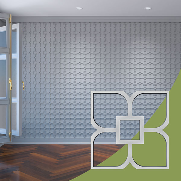 Ekena Millwork WALA08X08X0125OLVGR