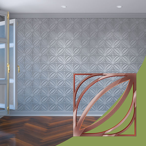 Ekena Millwork WALA08X08X0125OTSRG