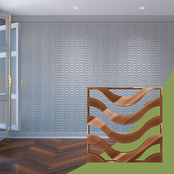 Ekena Millwork WALA08X08X0125PKRBR