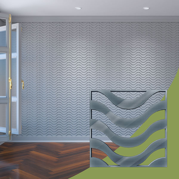 Ekena Millwork WALA08X08X0125PKRDG