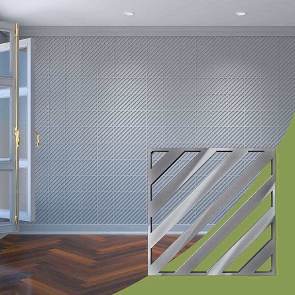 Ekena Millwork WALA08X08X0125RTWSV