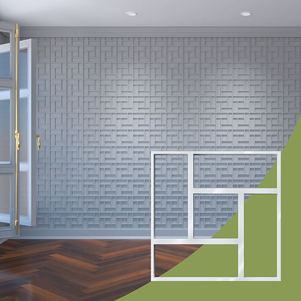 Ekena Millwork WALA08X08X0125SHFWH