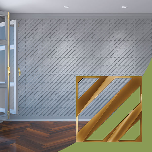 Ekena Millwork WALA08X08X0125STRGO