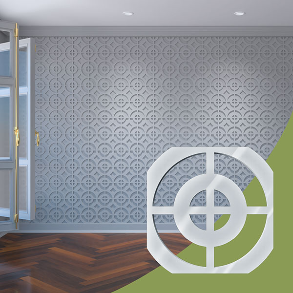 Ekena Millwork WALA08X08X0125SULWH