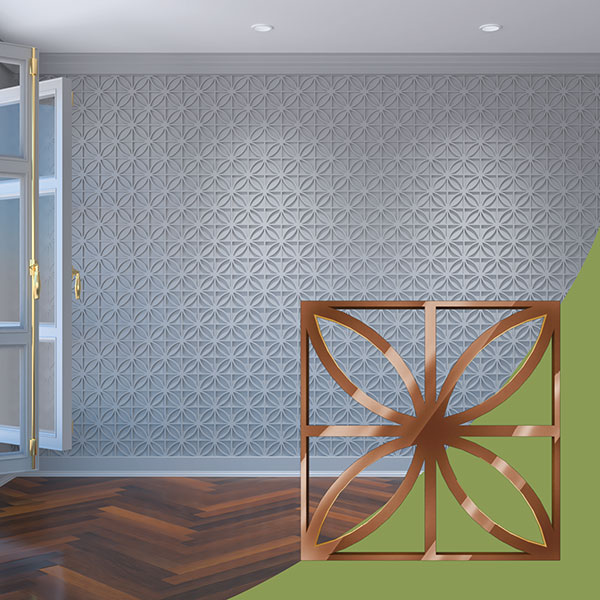 Ekena Millwork WALA08X08X0125SWNBR