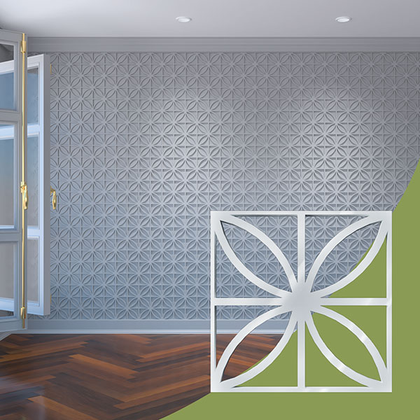 Ekena Millwork WALA08X08X0125SWNWH